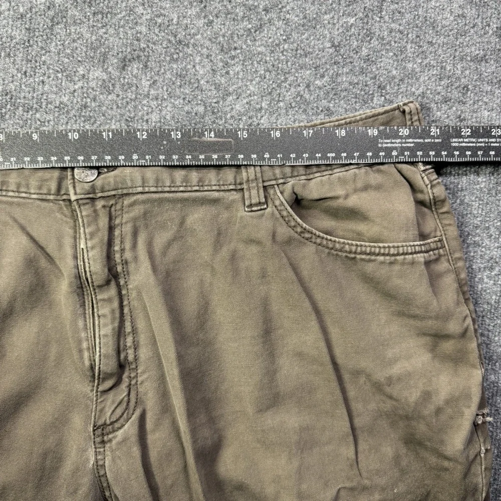 Carhartt Rugged Flex Relaxed Fit Canvas Work Pants Mens 42x30 Brown Streetwear